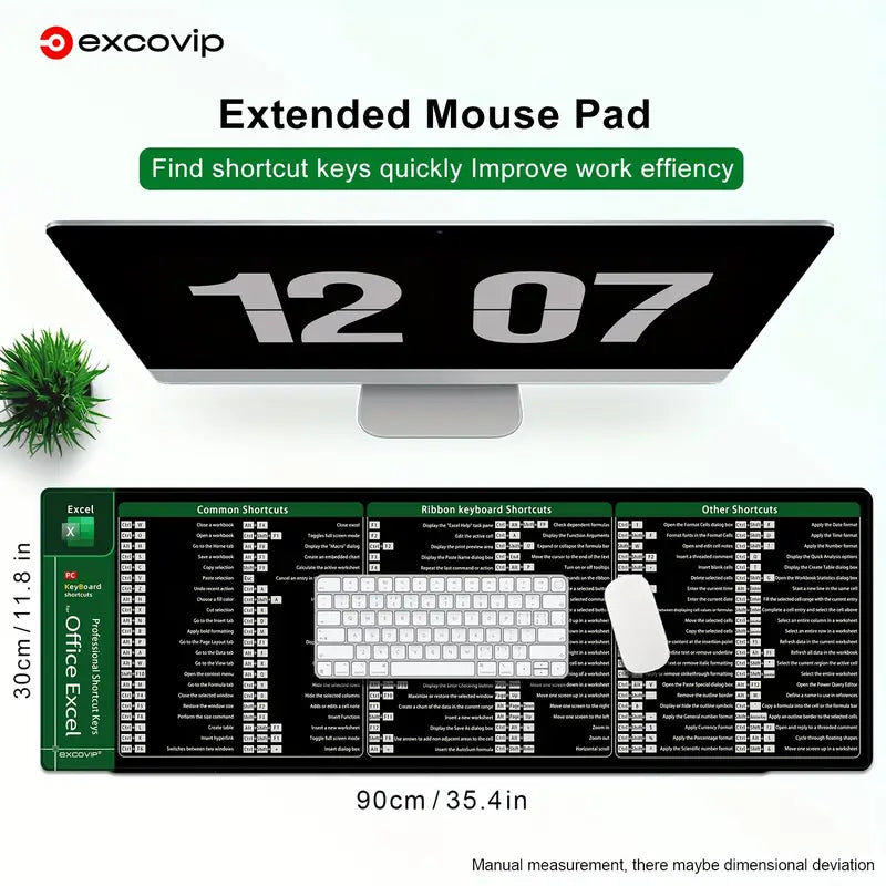 Shortcut Key Large Desk Pad